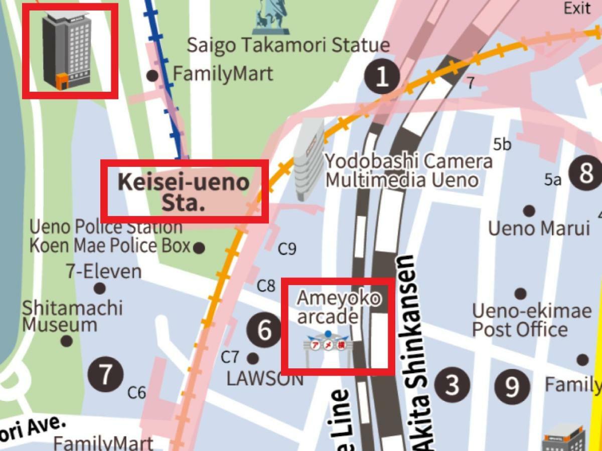 Apa Keisei Ueno Ekimae Hotel Tóquio